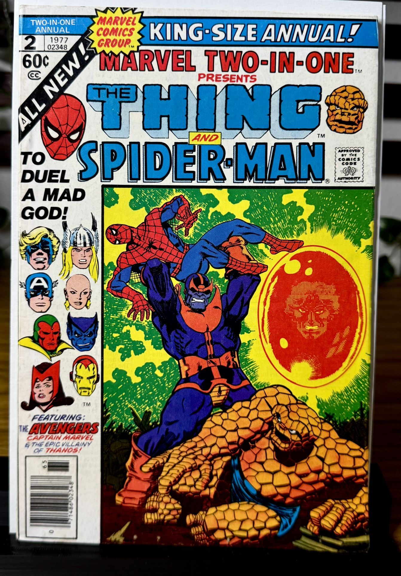 Marvel Two-In-One Annual #2 - Death of Thanos - VF