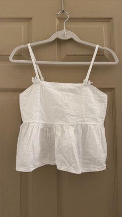 GAP KIDS Girl’s baby doll tank top XXL 14-16 white