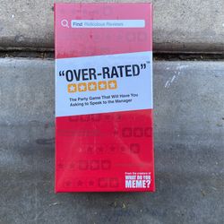 Over Rated Card Game