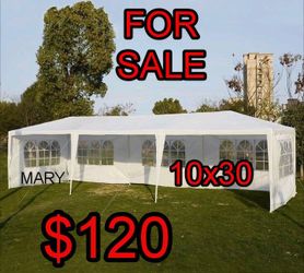 10'x30' Outdoor Canopy Tent Patio Camping Gazebo Storage Shelter Pavilion Cater Party Wedding BBQ Events Tent w/Removable Sidewalls