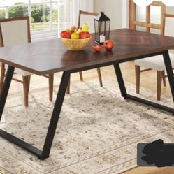 6 Person  Farmhouse Kitchen Dinner  Table