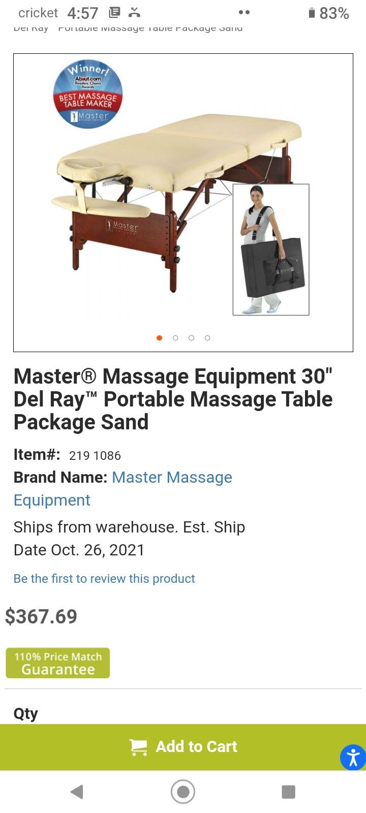 Massage Table- NEW