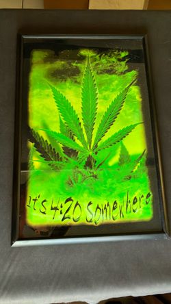 It’s 420 Somewhere framed poster