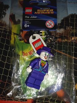 Lego joker keychain DC comics super heroes and villians marvel