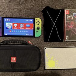Nintendo Switch 1 OLED System Bundle + Poppy Game 