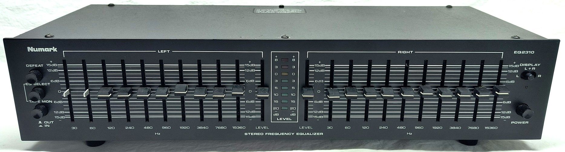 Vintage Numark EQ2310 Stereo Frequency Equalizer