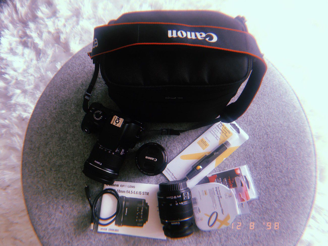 Photographer starter kit including camera and lenses
