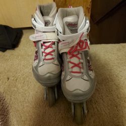 Adjustable Girls Rollerblades Size 5-8