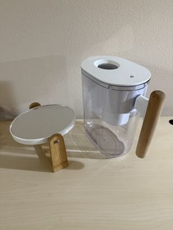 Water Filter Pitcher Bamboo Handle And Bamboo Frame Mirror