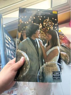 Clear round ballon’s from Hobby lobby