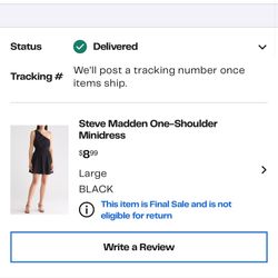 100% Cotton Brand New Dress - Large