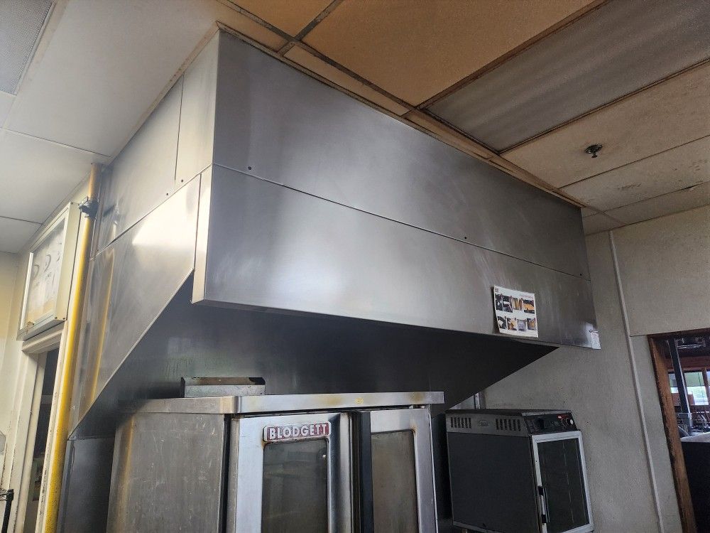 Commercial Restaurant Type 2 Hood 8ft x 4ft
