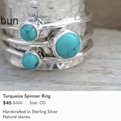 Turquoise Spinner Ring