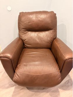 Brown Genuine Leather Recliner | Super Comfortable