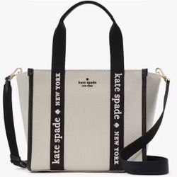 Kate Spade Kip Canvas Tote Bag Small 