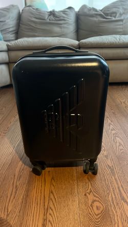Armani - Blue Hard Shell Carry-On Luggage