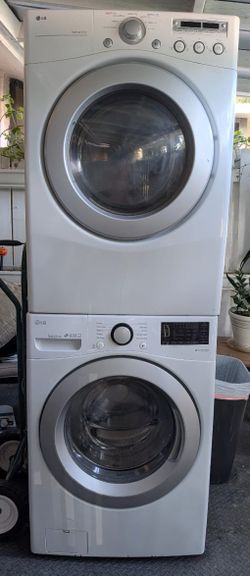Lg stackable washer and dryer