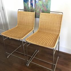 2 Pottery Barn Counter Stools 