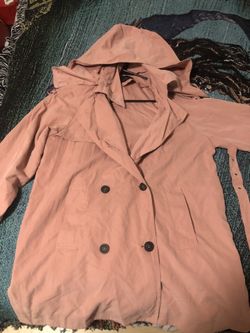 Soft Pink Winter Coat