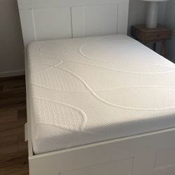 Full Size IKEA Bed, Mattress Included 