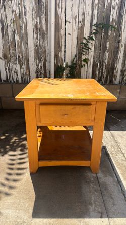 Accent Table With Drawer