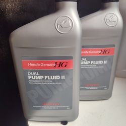 Honda dual pump fluid