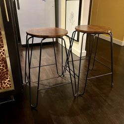 Industrial Bar Stools x2