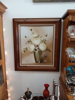 Vintage Flower Painting 