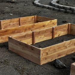Handmade Cedar Garden Planter Boxes