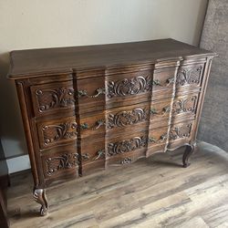Old French Carved Dresser 