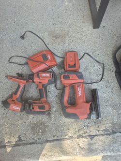 Hilty Set 3 Bateries  And Charger