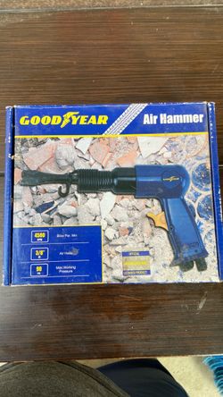 Goodyear Air Hammer with 4 Chisels Set