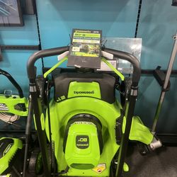 Green Works Pro Mower And Weed Wacker