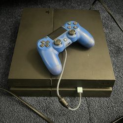 ps4 console with controller 