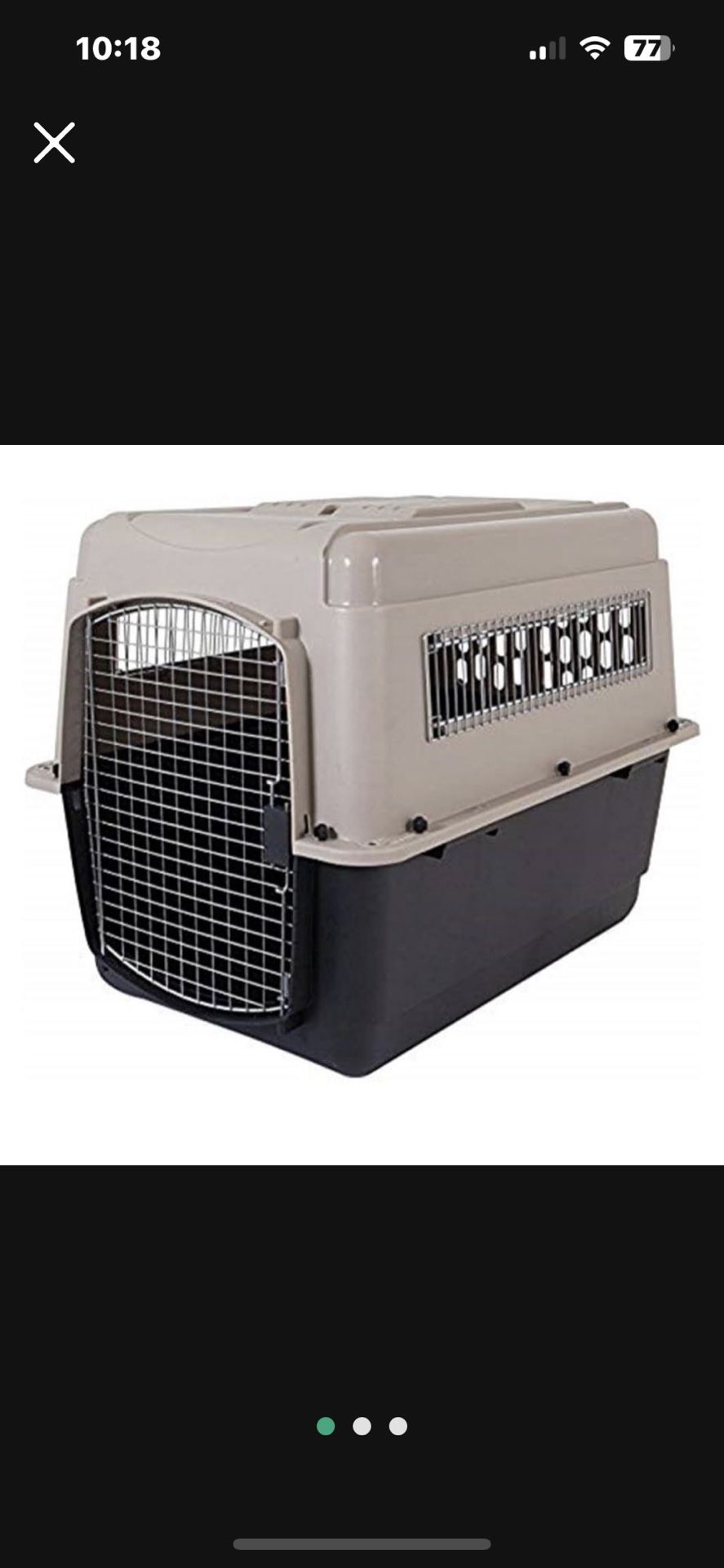 New. Dog Carrier Crate. Large Dogs Ultra
