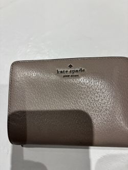 Kate Spade Leather Wallet Light Brown Used Gently