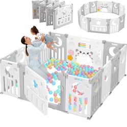 Dripex Baby Playpen – 14 Panel (Adjustable Size) – $30 OBO - Great Condition!