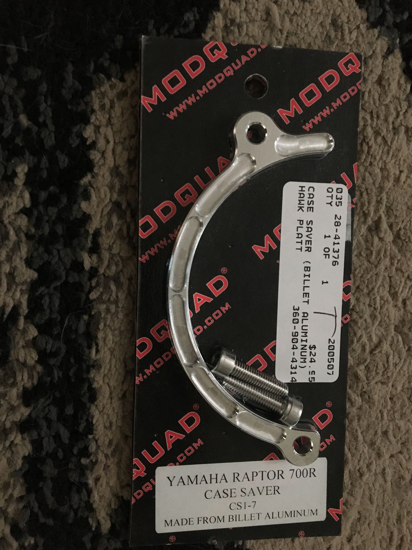 Mod quad billet aluminum case saver Yamaha raptor 700