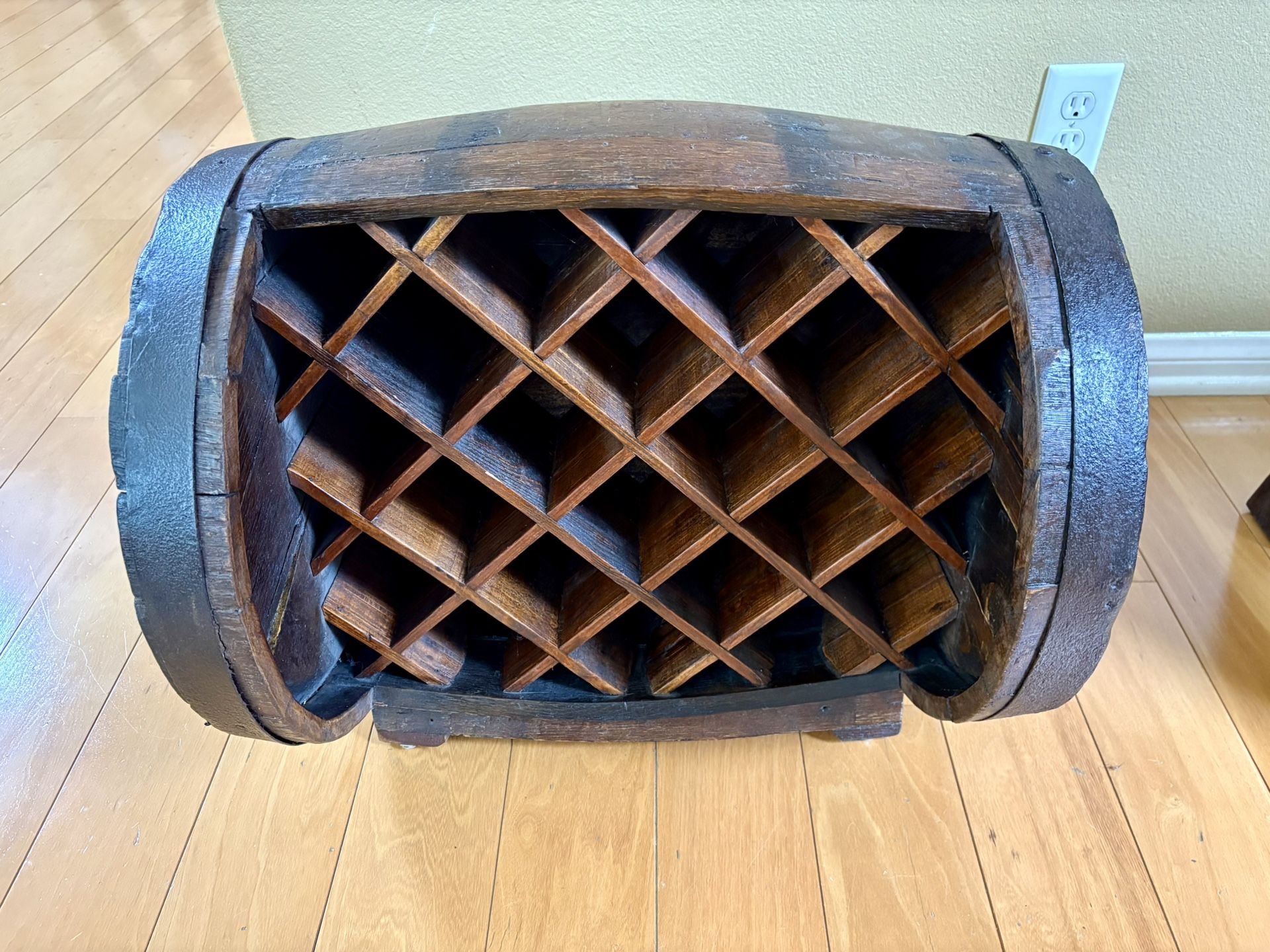 Wine Barrel Wine Rack