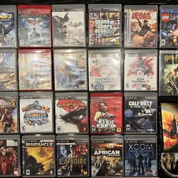 21 PlayStation 3 Video Games In Excellent Condition! Awesome Titles! Plus Many Free DVDs 
