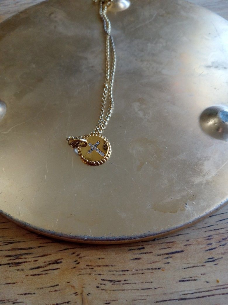 David Yurman Cross Necklace