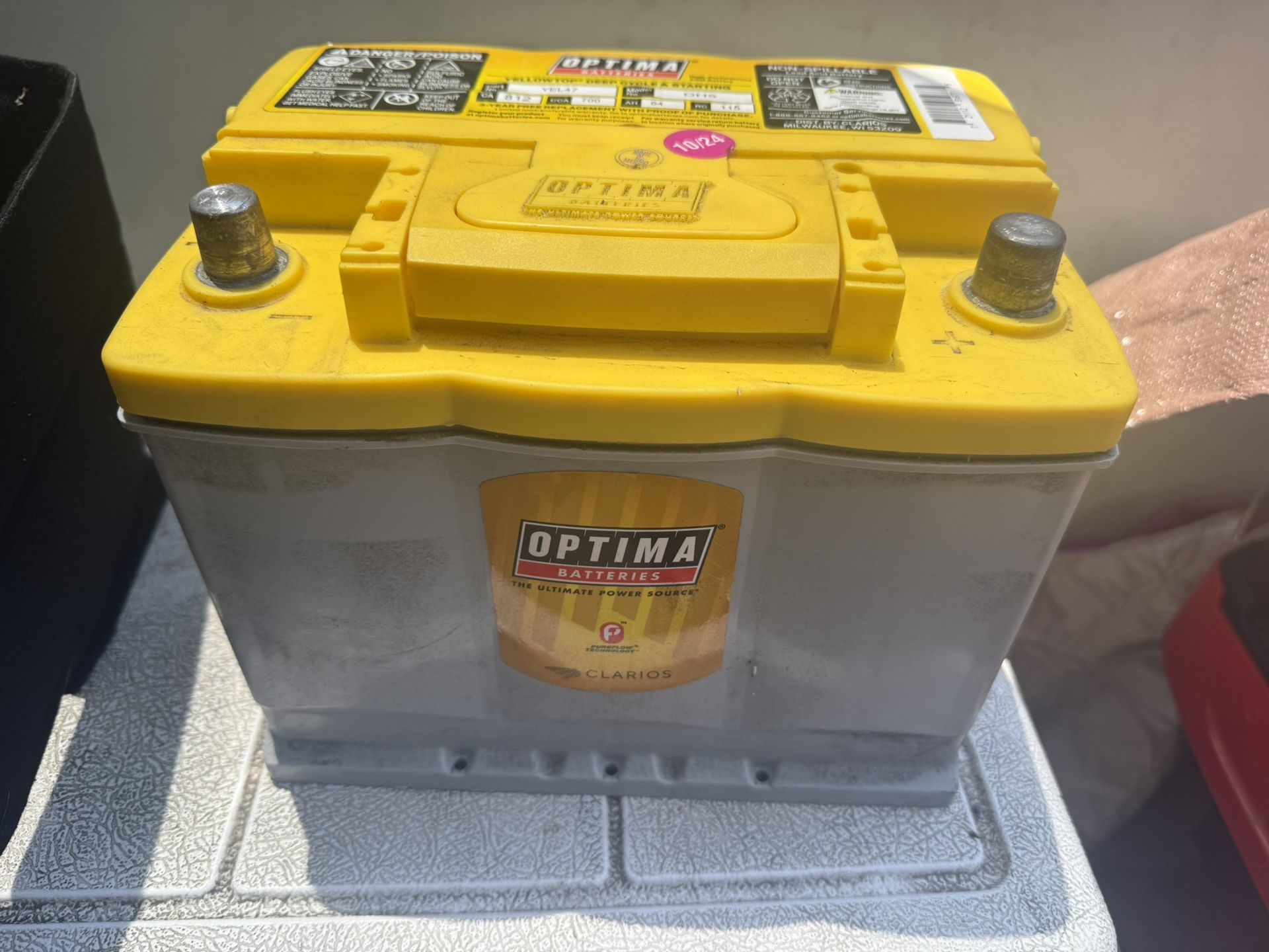 Optima Yellow Cap