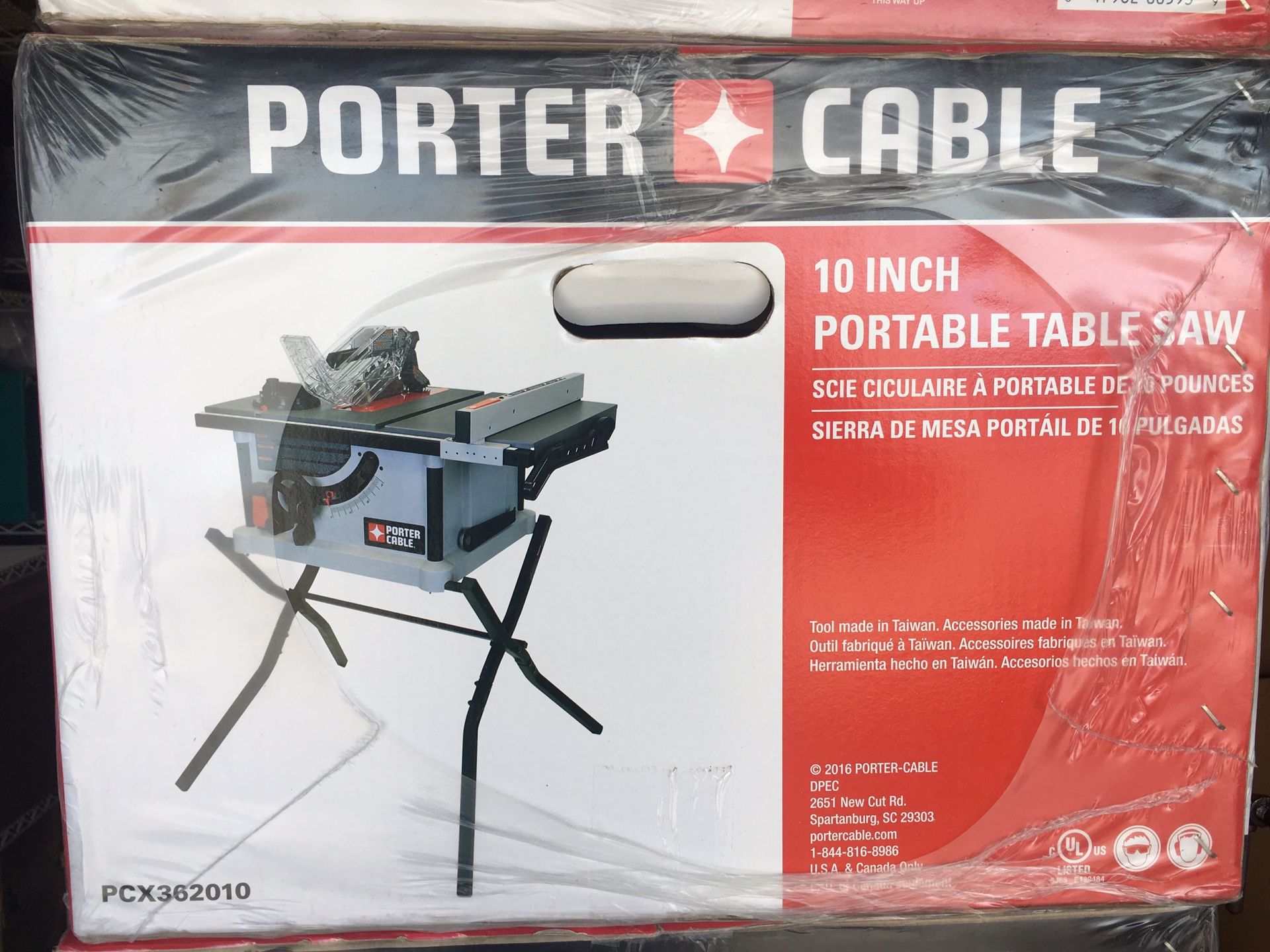 Porter Cable 10” portable table saw PCX362010