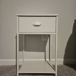 White Nightstand Set