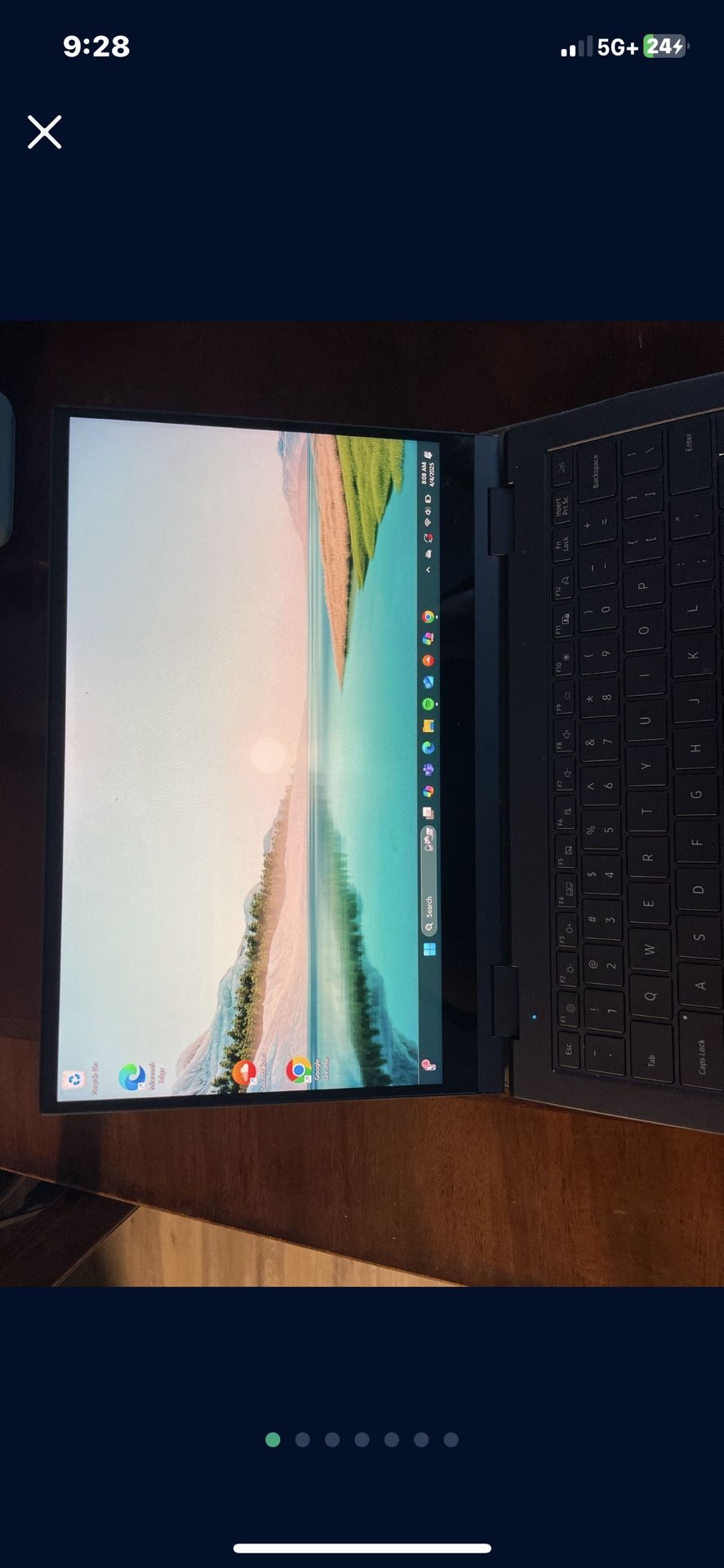 Samsung Galaxy Book Flex 2 QLED Touch Screen Laptop.
