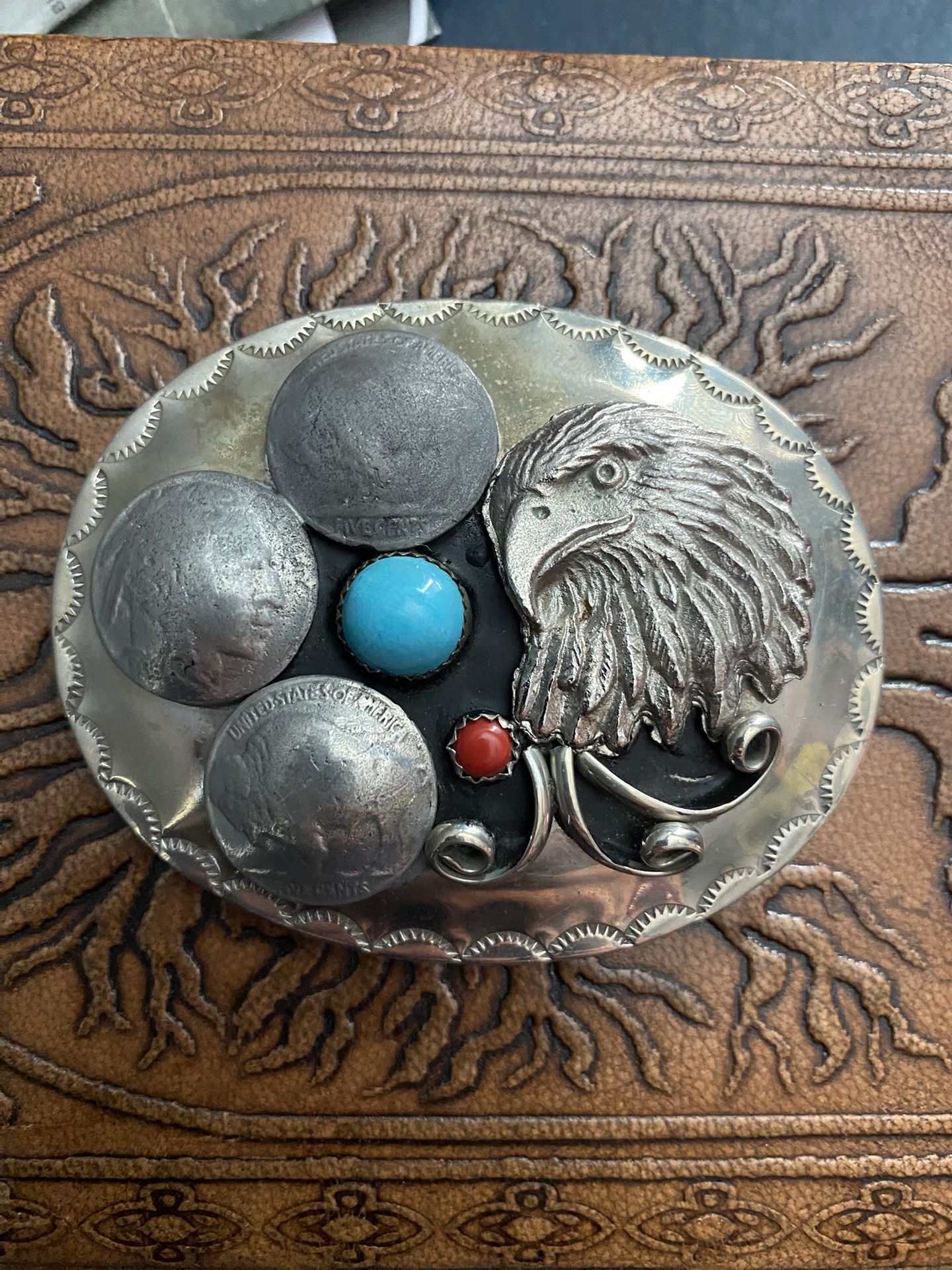 Vintage South Western Belt Buckle