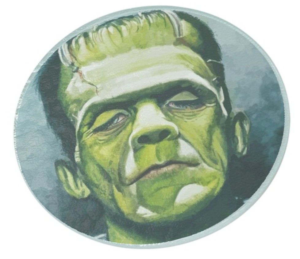 Frankinstien Monster Halloween Cutting Board 