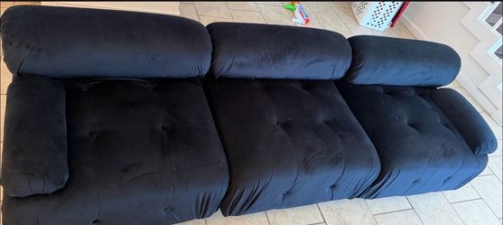 Velvet couch