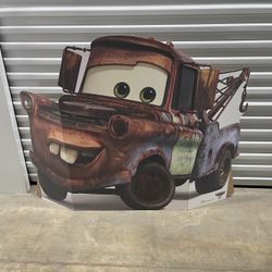 cardboard cutout of car mater 