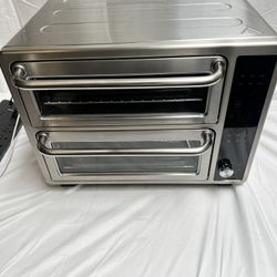 bella PRO - DoubleUp Oven with Probe Thermometer - Stainless Steel